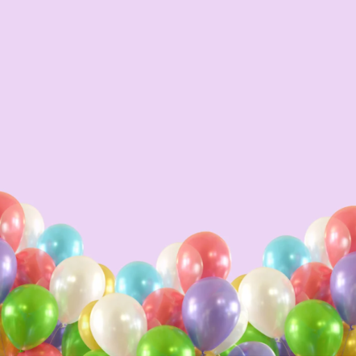 Aqua Color Balloons