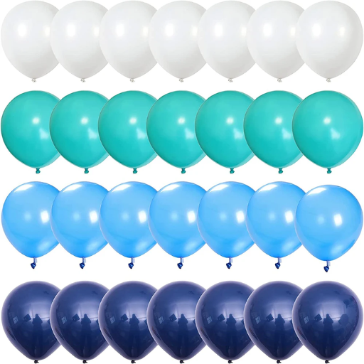 Aqua Color Balloons