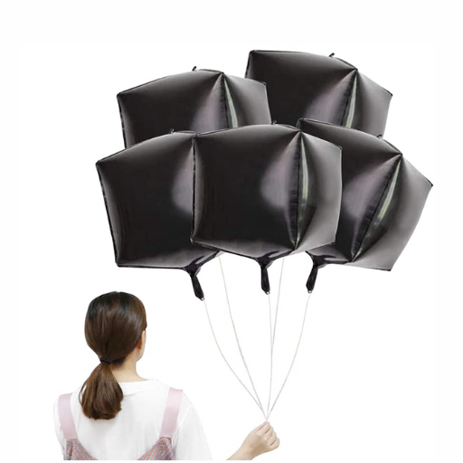 How Do Square Balloons Inflate and Maintain Their Shape?