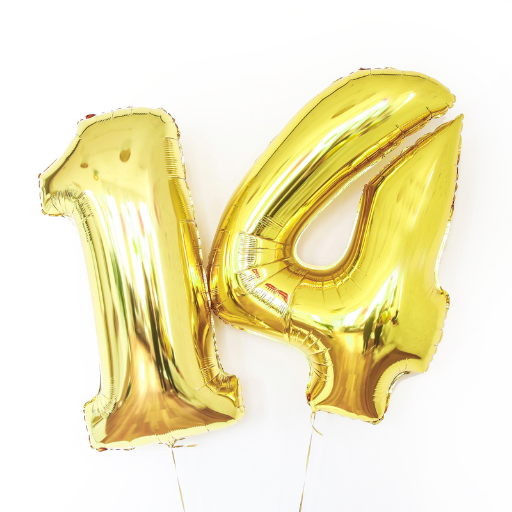 Foil Number Balloons