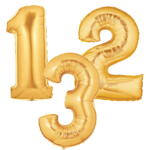 Foil Number Balloons