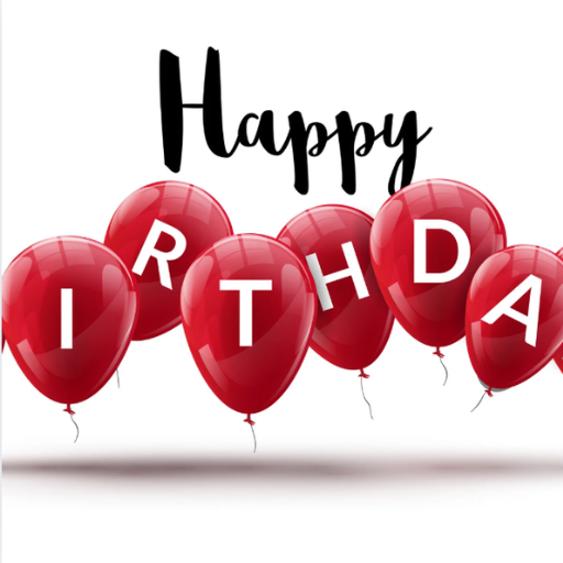 Happy Birthday Letter Balloons