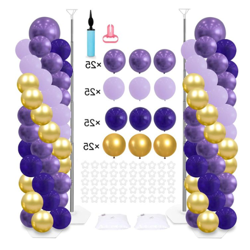 How to Make a Balloon Column without a Stand?