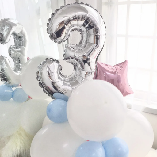 Mini Number Balloons