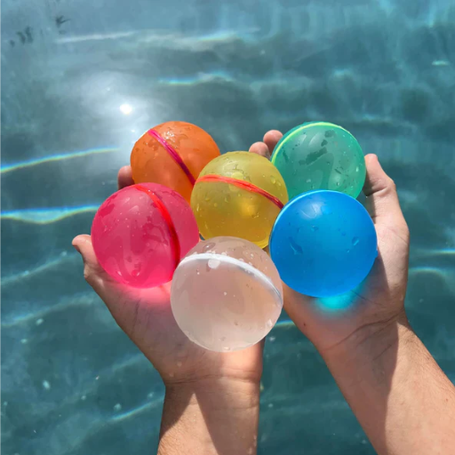 How can you incorporate Soppycid reusable water balloons into water games?
