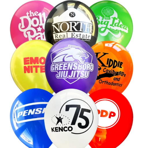 logo latex balloons