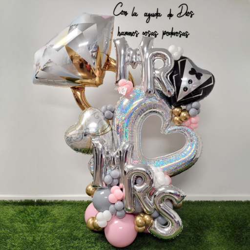 personalised wedding balloons