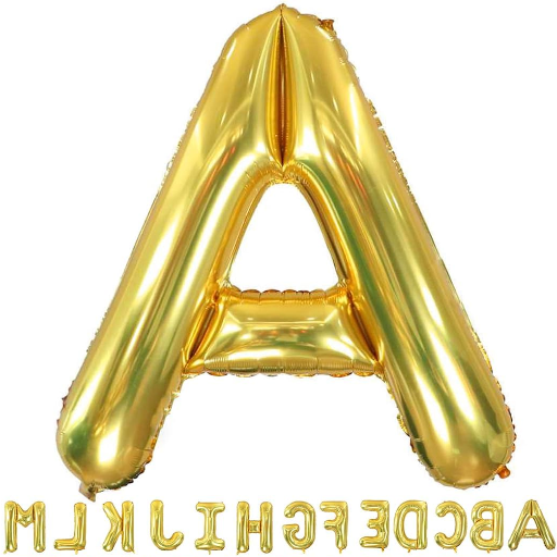 Design Options for Foil Letter Balloons