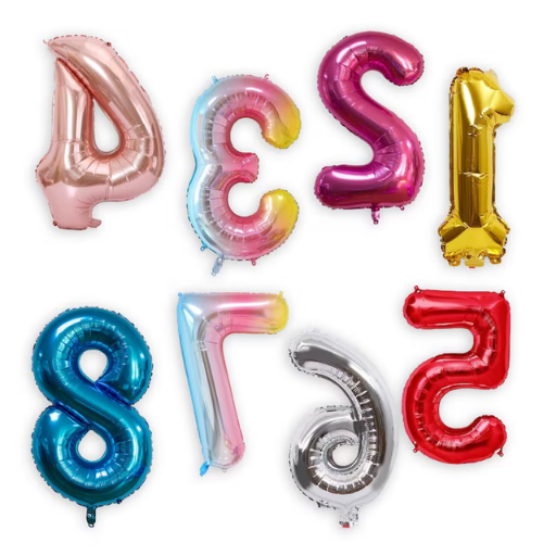 Introduction to Foil Number Balloons