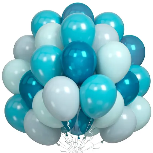 Planning Your Baby Shower with Aqua Blue Balloons