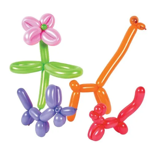 Stepwise Instructions for Simple Balloon Animals