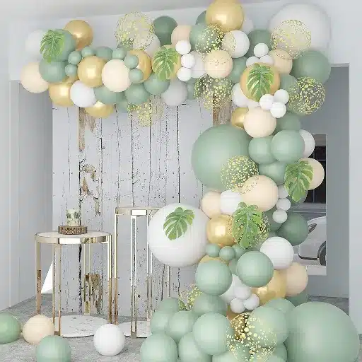 Analyzing Helium vs. Air-Filled Balloon Arches