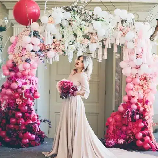 Inspiration from Real Weddings Featuring Foil Balloons