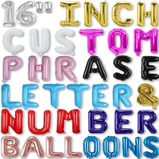 Choosing the Right Foil Letter Balloons