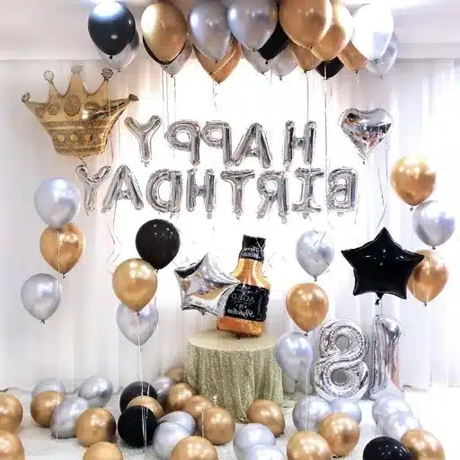 Popular Occasions for Silver Letter Balloons