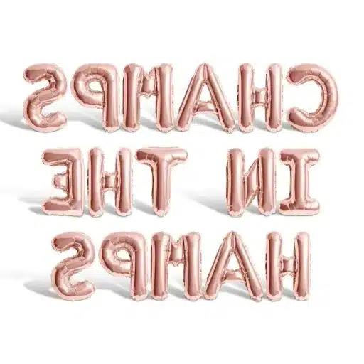 Where to Buy Rose Gold Letter Balloons