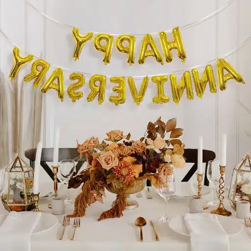 Where to Shop for Happy Anniversary Foil Letter Balloons