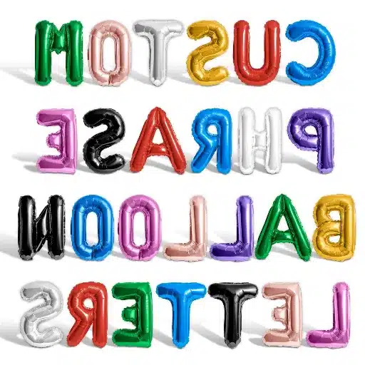 mylar letter balloons