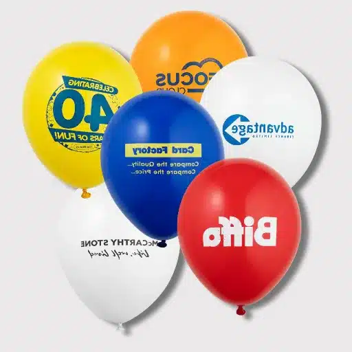 custom logo balloons