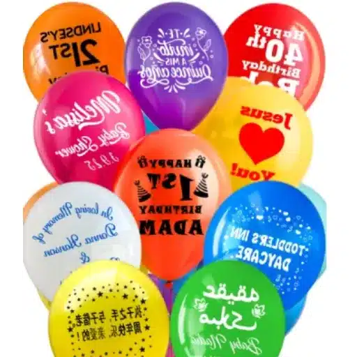 personalized balloons for events