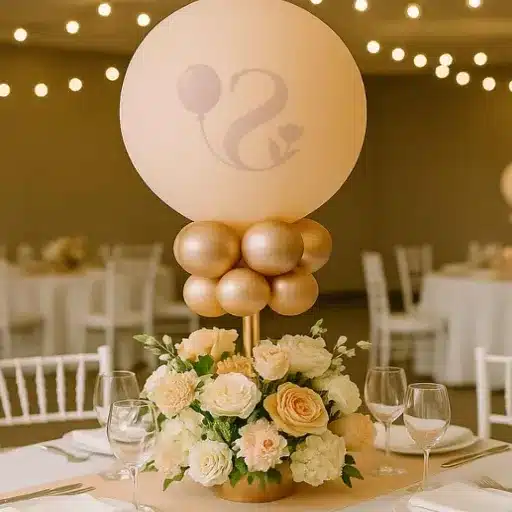 Balloon Centerpieces and Table Decor