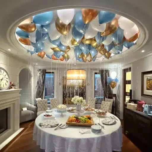 Helium vs Air-Filled Balloons for Ceiling Decor