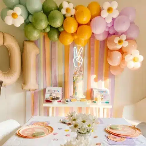 balloon decorations without helium