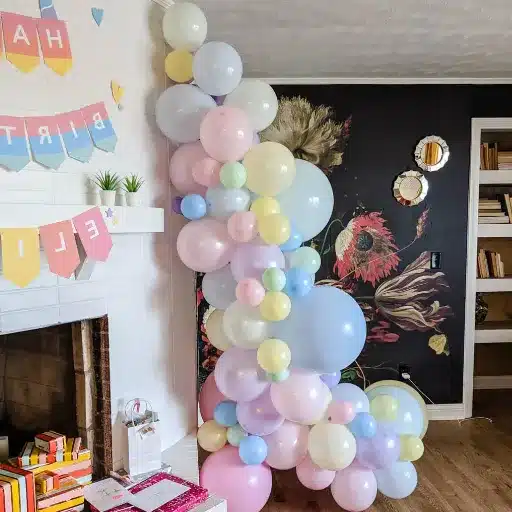 balloon garland tutorial