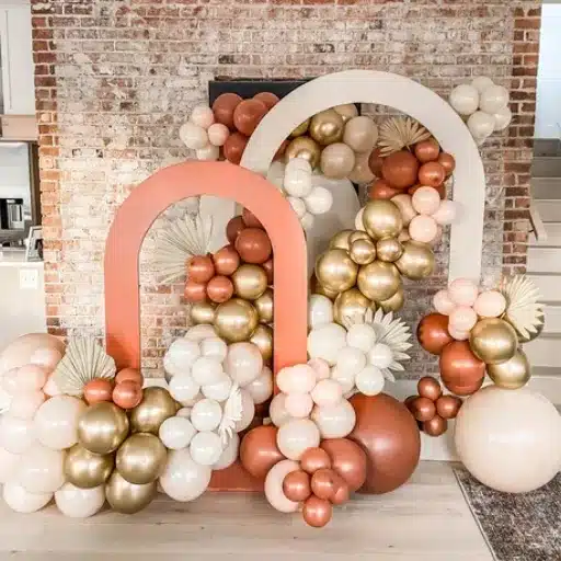 organic balloon garland tutorial