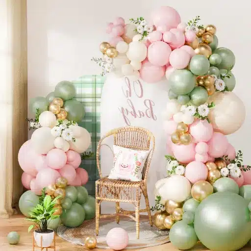 Step-by-Step: How to Build a Balloon Garland with Flowers