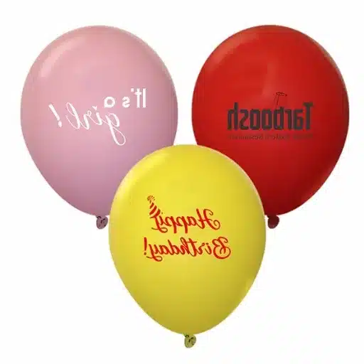 custom printed biodegradable balloons