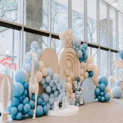 gender reveal balloon decoration ideas