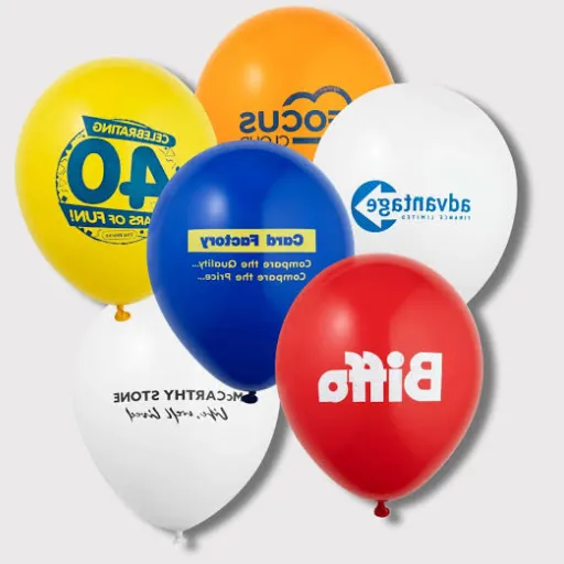 custom printed latex balloons